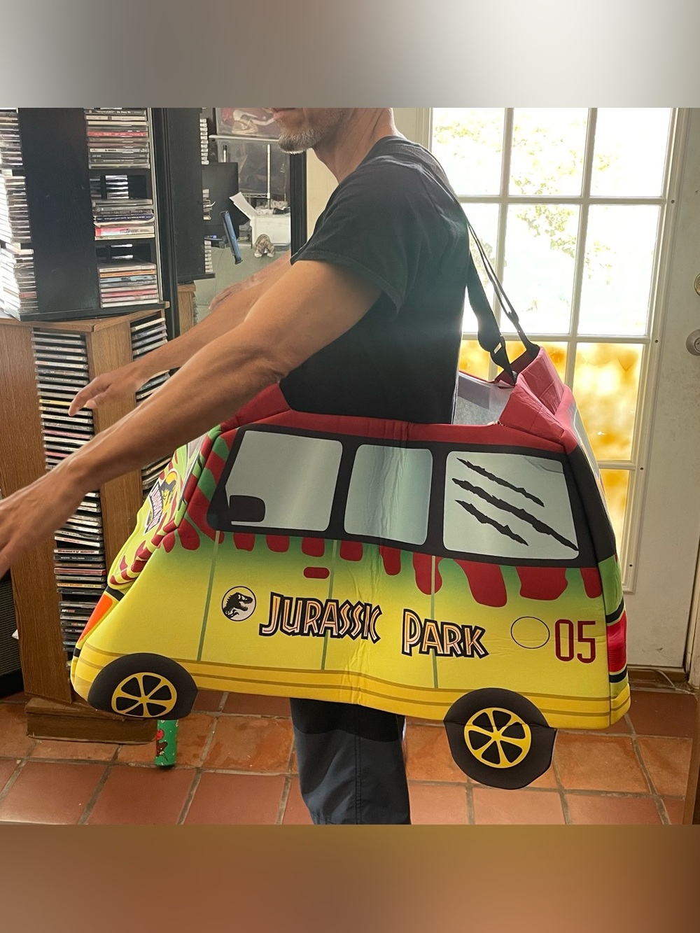 Spirit Halloween Jurassic Park Tour Vehicle Costume Adult Novelty Cosplay
